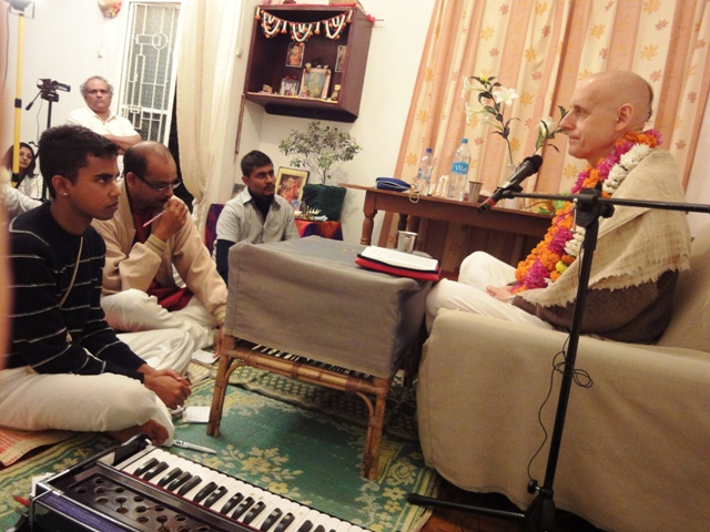 Sankarshan Das Bhagavad-gita Lecture, Home Program,Mauritius