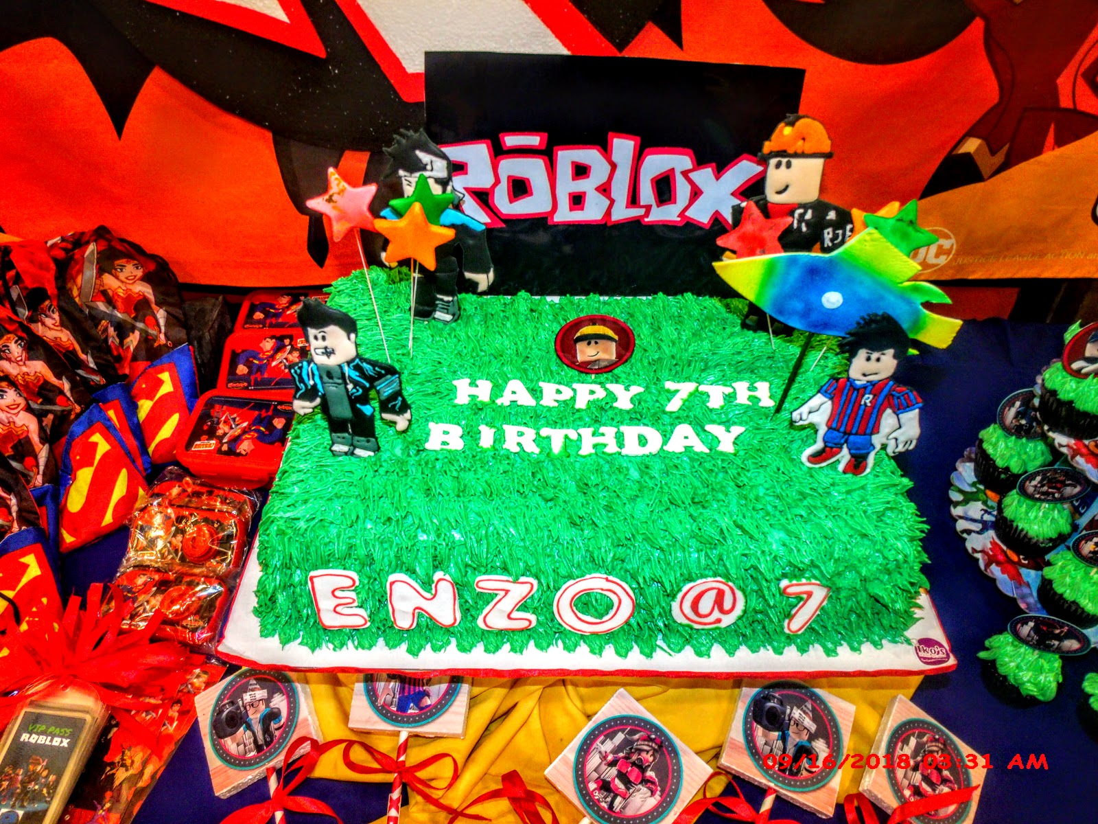 roblox 7th birthday cake