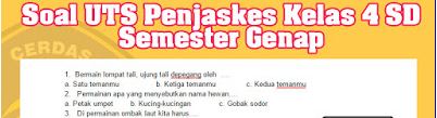 DOWNLOAD SOAL UTS PENJASKES KELAS SD SEMESTER GENAP (2)