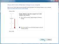 Turn Off UAC in Windows 7