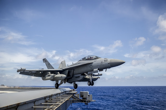 SUPER HORNETS AND GROWLERS RESUME FLYING