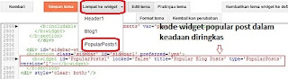 Pencarian Kode WIdget Popular Posts SEO Friendly