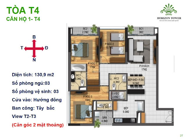 căn hộ 1-T4