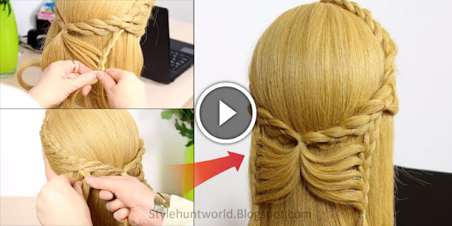 Learn - How To Make Butterfly Braid Hairstyle, See Tutorial