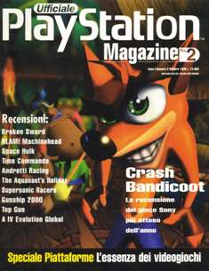 Ufficiale PlayStation Magazine 2 - Ottobre 1996 | ISSN 1125-484X | CBR 215 dpi | Mensile | Videogiochi | PlayStation
In Italia la Ufficiale PlayStation Magazine si compone di ben 72 numeri pubblicati dal settembre 1996 al maggio 2002, in origine da Studio Vit come service esterno de Il Mio Castello Editore. In seguito la rivista passò in mano a Future Media Italy e infine in Sprea.