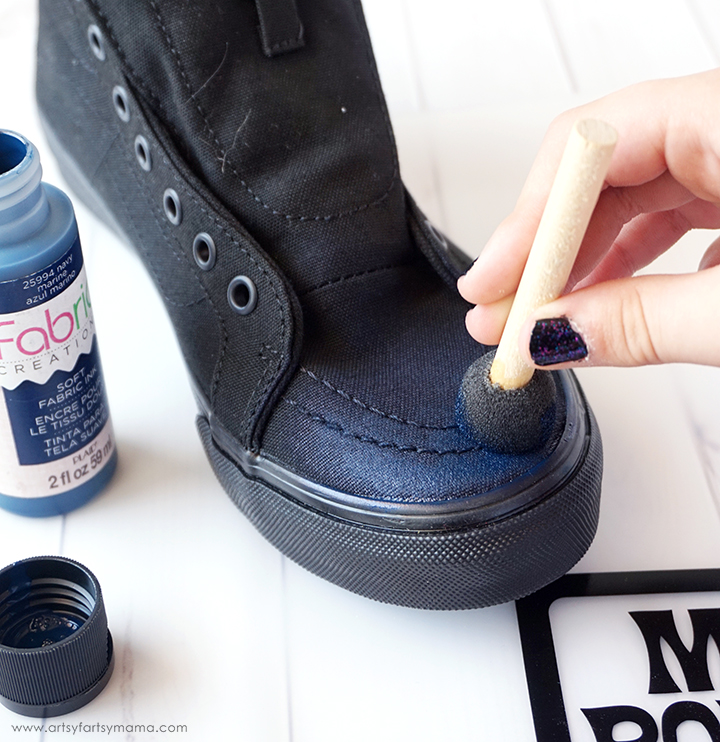 DIY Galaxy Shoes