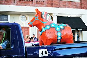 Caballo de Troya de los Vikingos en el Desfile del 4 de Julio en Rockport