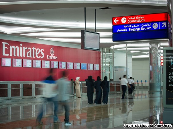 Arrivals Baggage Claim area Dubai Airport