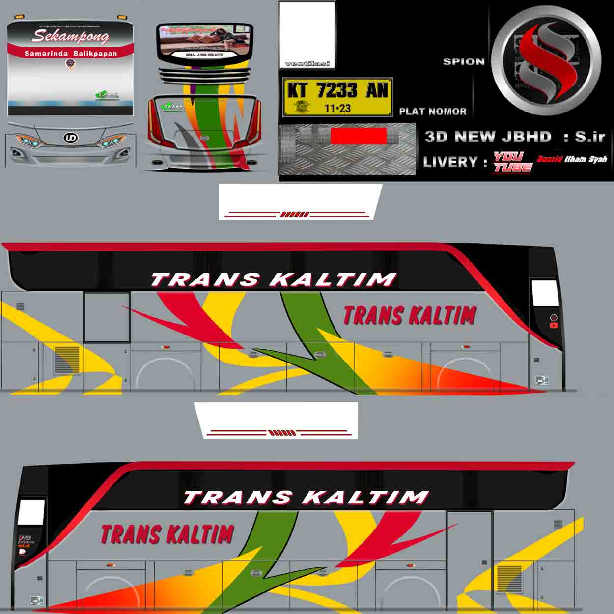 livery bussid kaltim