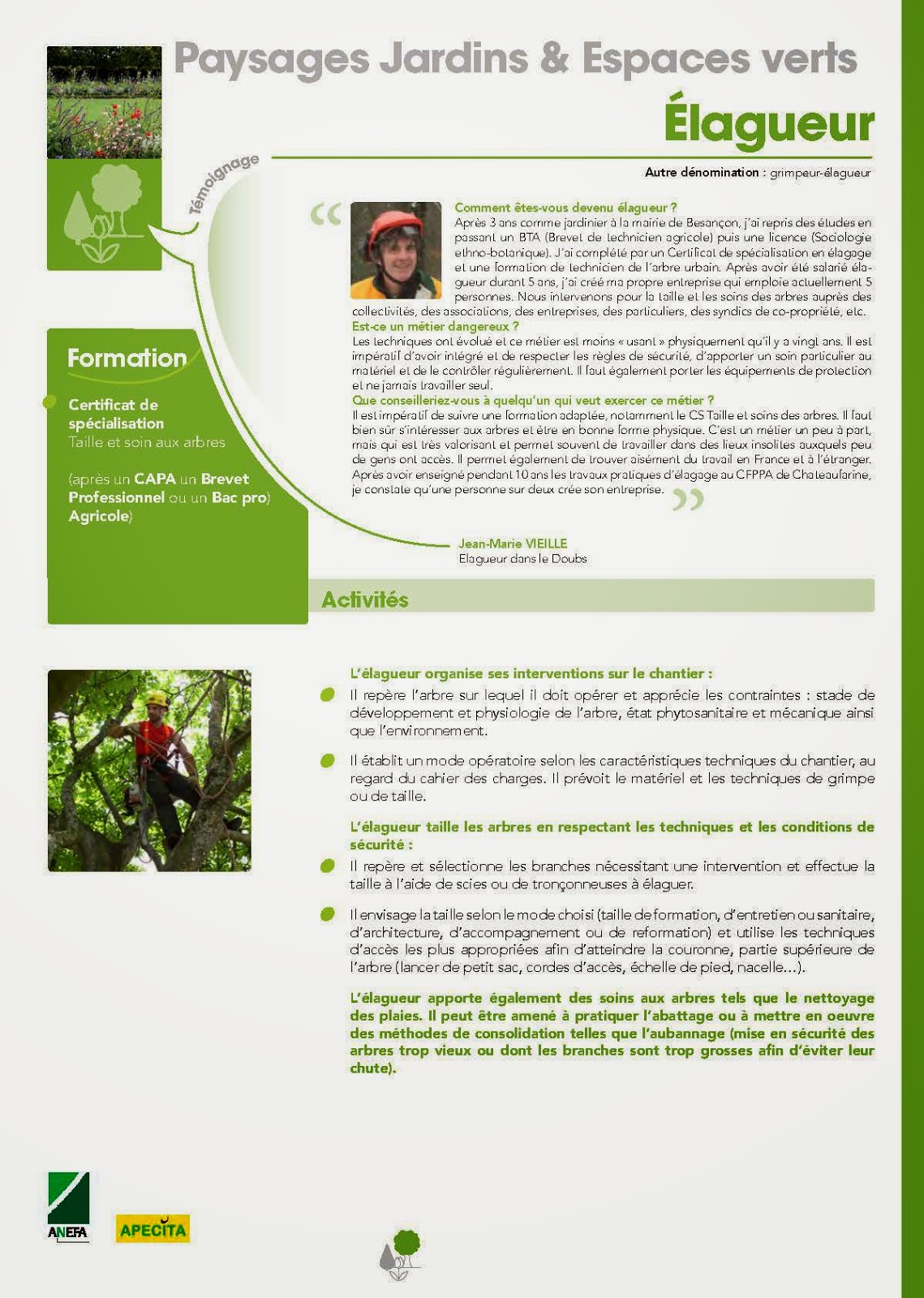 Exemple cv elagueur Exemple cv elagueur