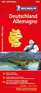 Michelin Deutschland: Straßen- und Tourismuskarte; Auflage 2020 (MICHELIN Nationalkarten)