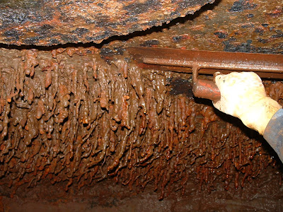 Rusted Hot Water Storage Tank