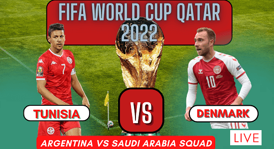 Denmark And Tunisia Full Squad FIFA World Cup 2022 | Denmark vs Tunisia FIFA World Cup 22 Nov 2022