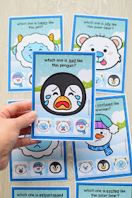 Winter Theme Learning Pack: Matching Faces and Emotions