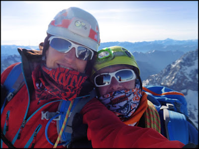 Cima en la Barre des Ecrins, Alpes