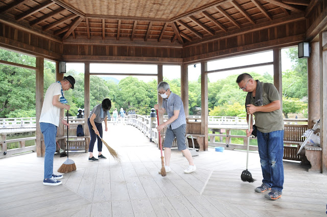 奈良公園清掃活動