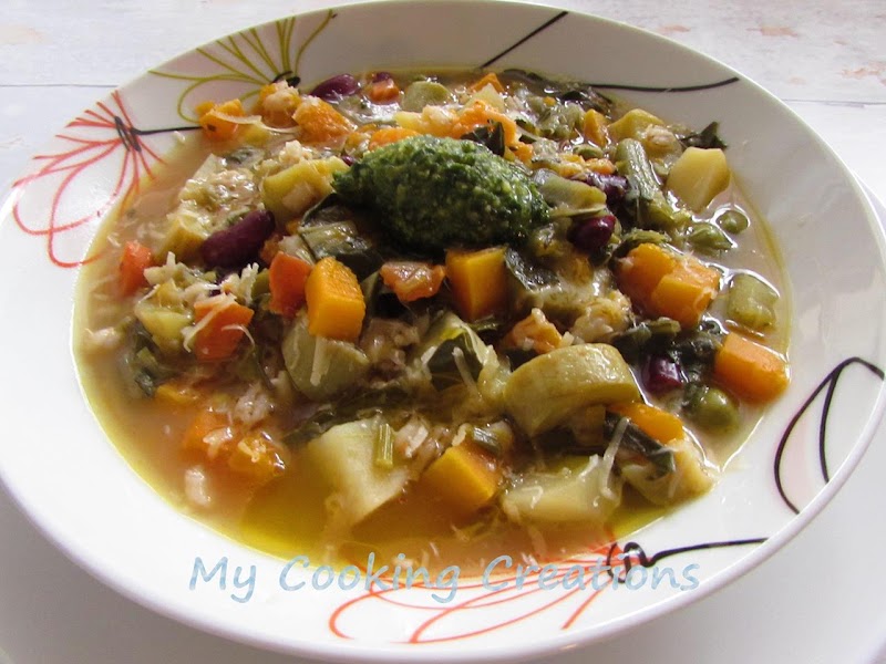 Минестроне по генуезки с песто * Minestrone alla genovese