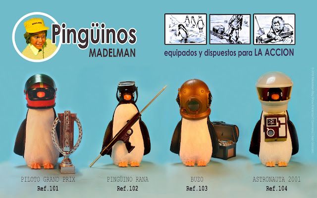 Pingüinos Madelman dispuestos para la acción