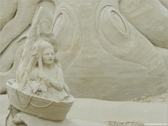 Esculturas de Arena de Revere Beach: The Monstrous Gorge de Leonardo Ugolini
