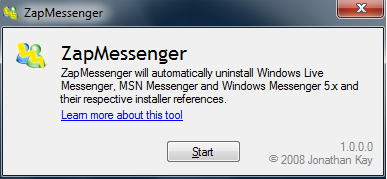 Elimina todo rastro del MSN con Zap Messenger