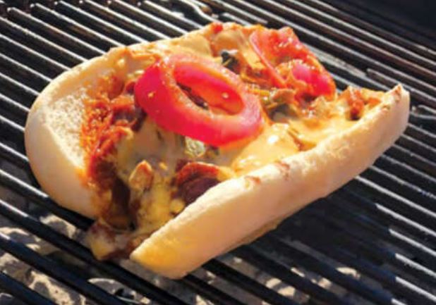 Smoked Beer Brat Chili Cheese Hot Dog Recipe