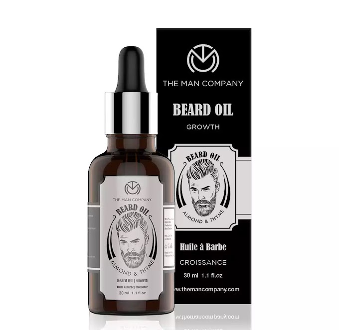 The Man Company Beard Growth Oil With Almond & Thyme