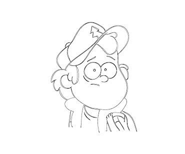 #10 Dipper Pines Coloring Page