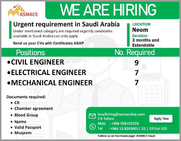 Jobs in Saudi Arabia