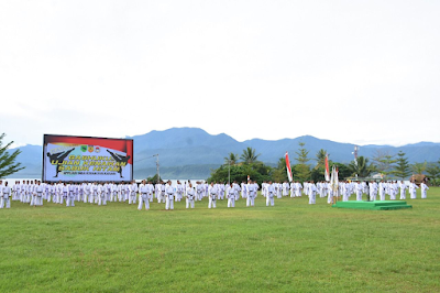 Hebat, 1.092 Prajurit Kodam Kasuari Ujian Naik Sabuk Hitam Karate - Rekor Terbanyak !!!