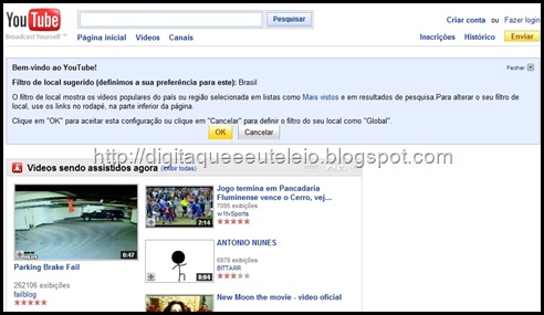 Abrazar la Vida é amiga do Youtube!