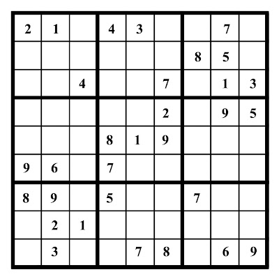 Kids Sudoku Printable on Sudoku Printable Puzzles   Click In The Categories Alongside To Print