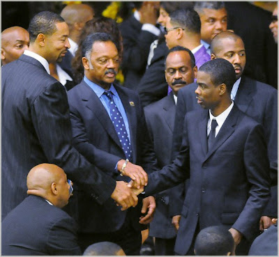 Rev  Jessie Jackson and Chris Rock