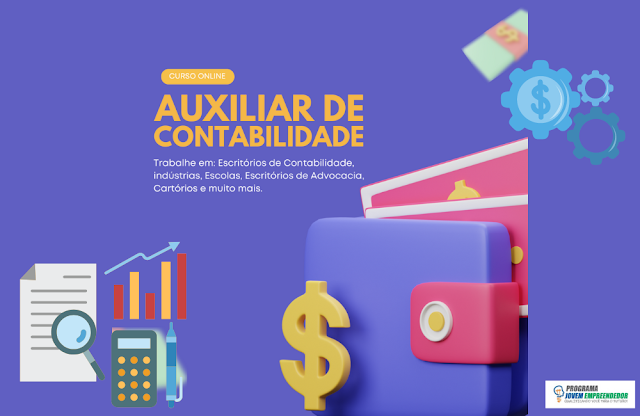 Curso Completo de Auxiliar de Contabilidade Totalmente Online