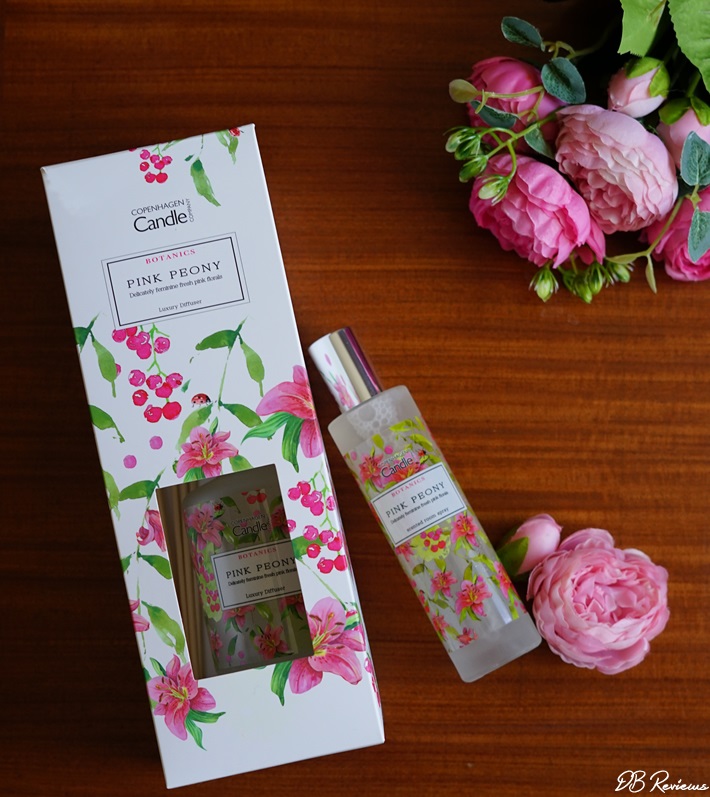 Pink Peony Reed Diffuser and Room Spray from The Copenhagen Company