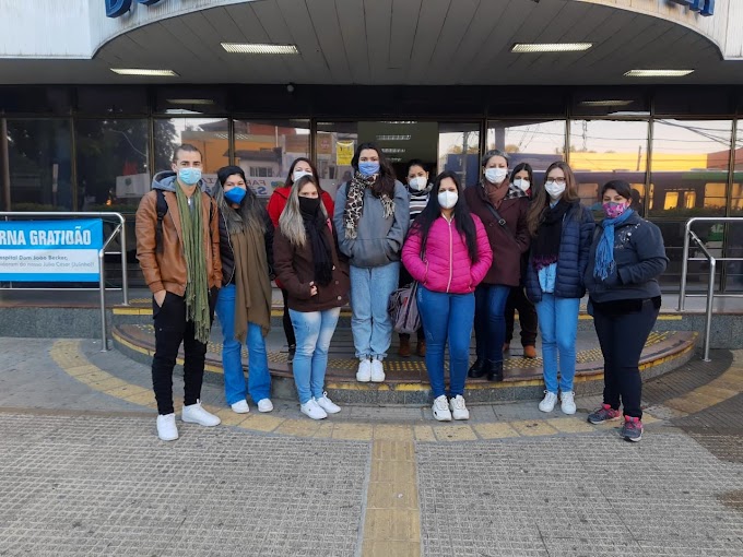 Nem o frio impediu doadores de sangue de ajudarem o Hospital Dom João Becker