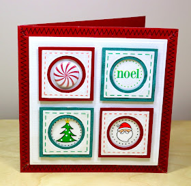 SRM Stickers Blog - A Bossy Joscie Christmas Card by Cathy A.- #srmpress #srmstickers #card #christmas #flair #bossyjoscie #stickers #stitches