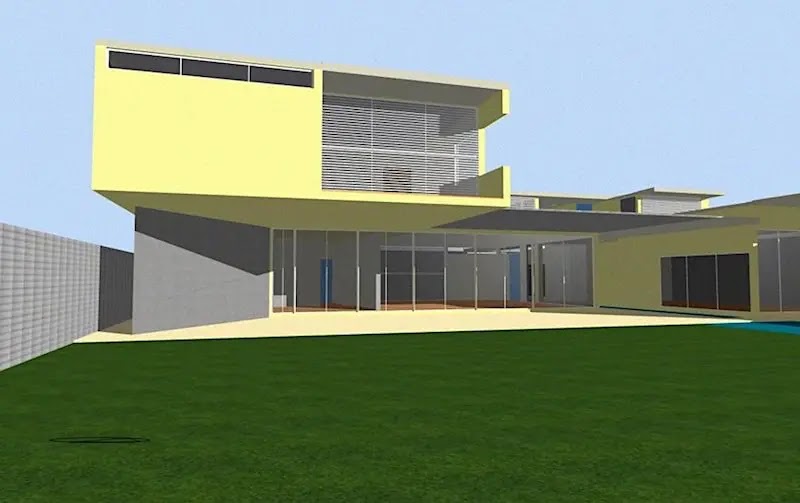 DesignBuilder-Casa-AMX-Vista-Renderizada-Analisis