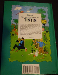 Back of The Adventures of Tintin Volume 5