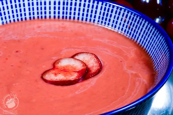 Gazpacho de cerezas