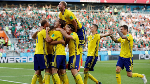 Swedia Lolos Ke Babak Perempat Final