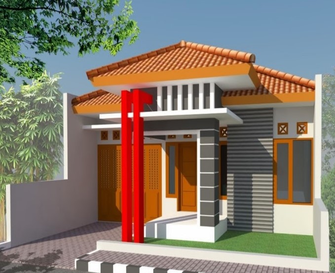 44 Desain Rumah  Sederhana  Minimalis  Modern Paling Nyaman  