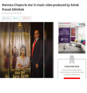 https://timesofindia.indiatimes.com/life-style/spotlight/mannara-chopra-to-star-in-music-video-produced-by-ashok-prasad-abhishek/articleshow/93815870.cms