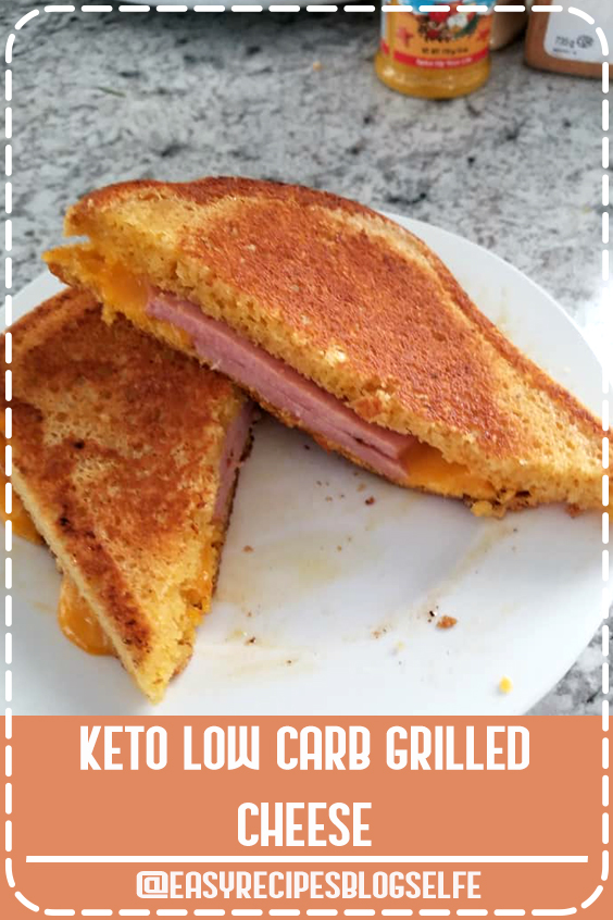 Keto grilled cheese recipe to make for lunch or dinner! Ketogenic diet grilled cheese 90 second bread recipe in the microwave easy. Keto diet/ low carb idea #EasyRecipesBlogSelfe #Keto #dinner #EasyRecipesforTwo #videos