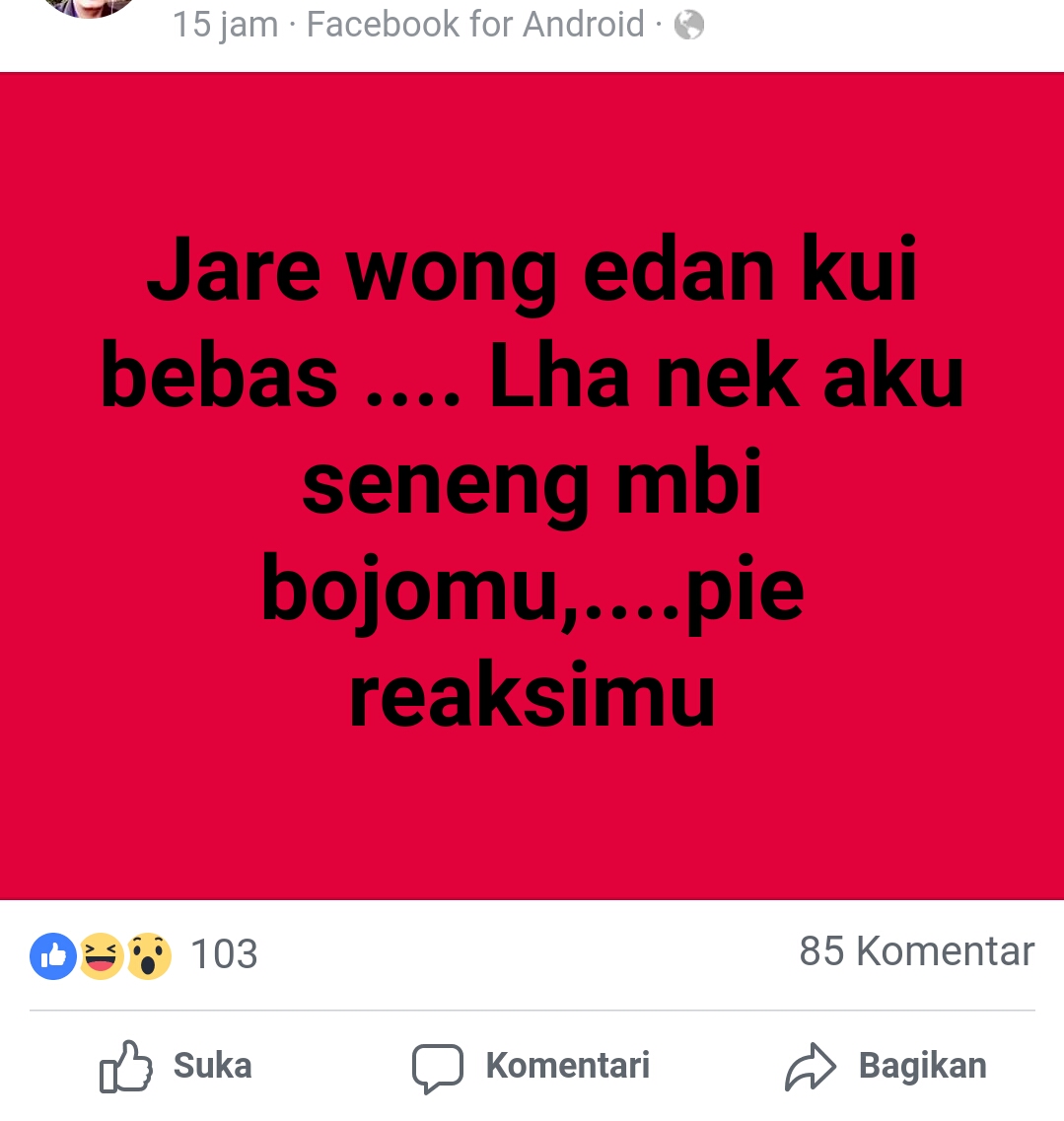 Kumpulan Kata Kata Lucu Di Facebook Terbaru Bikin Ngakak