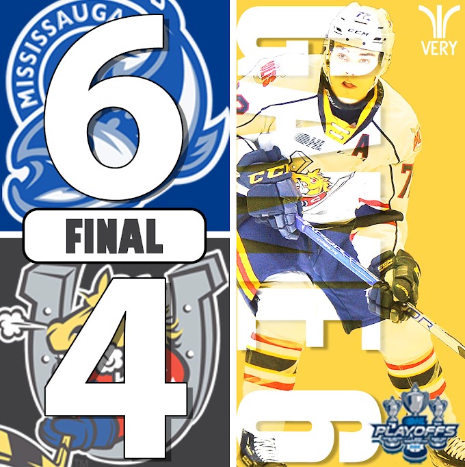 Mississauga Steelheads 6 | Barrie Colts 4 Video Highlights | Trout Eliminate Colts 