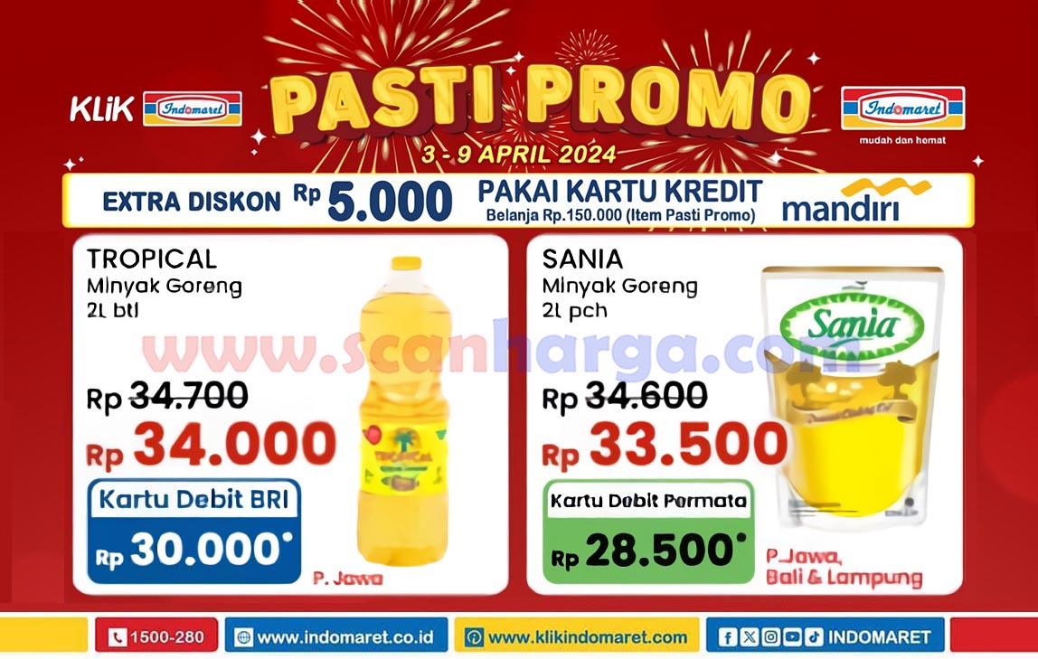 Promo Indomaret Pasti Heboh Harga Minyak Goreng 3 - 9 April 2024