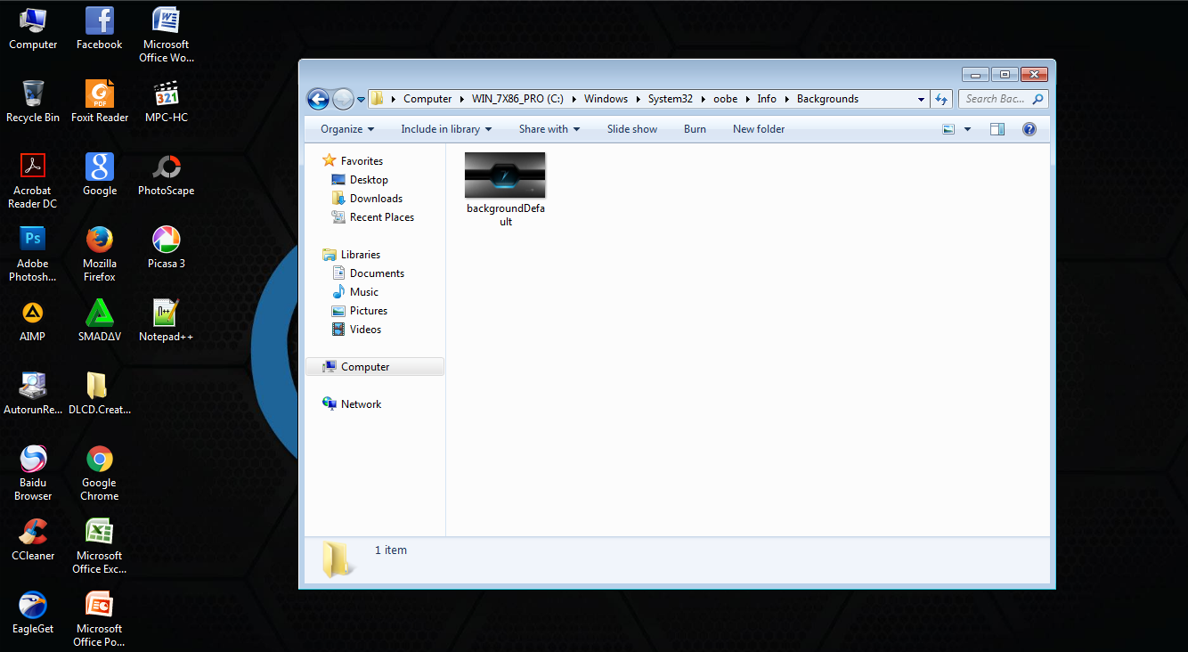 Cara Mengganti Background Log on Screen Windows 7  Blog 