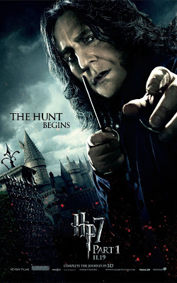 Harry Potter and the Deathly Hallows: Part I Character Movie Posters - The Hunt Begins - Alan Rickman as Severus Snape