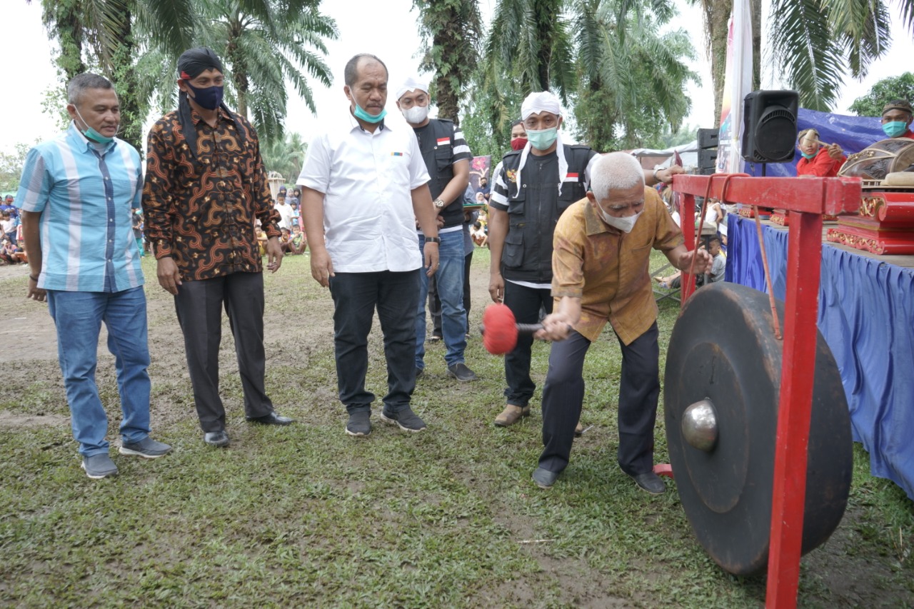 Bupati Asahan Menghadiri dan Membuka Gebyar Seni Budaya Reog Gembong Bawono