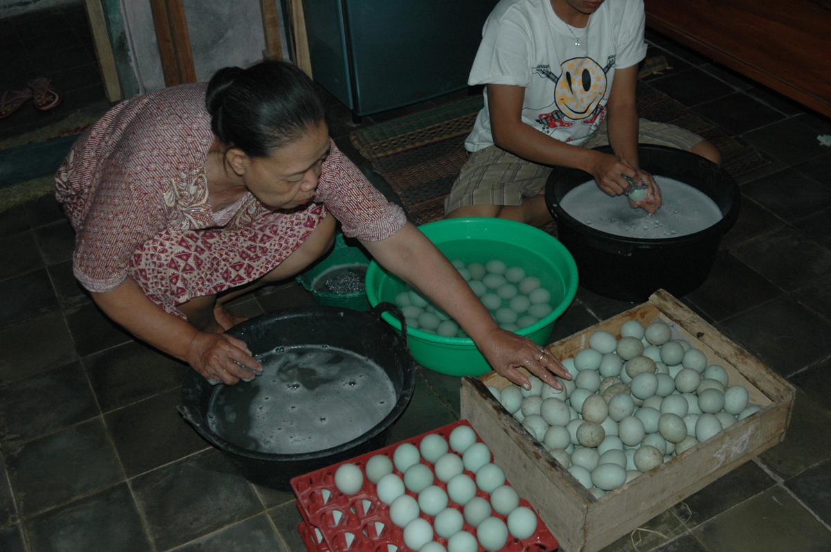 Pembuatan Telur  Asin Sayap Mandiri